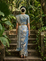 MIMOSA Ananda Kanjivaram Art Silk Saree — Blouse Fabric Detail