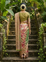MIMOSA Rani Kanjivaram Art Silk Saree — Blouse Fabric Detail