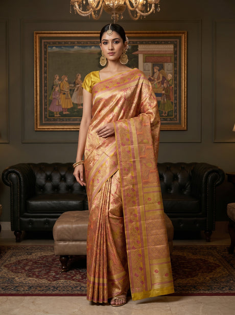 MIMOSA Saree Saree — front view on mannequin
