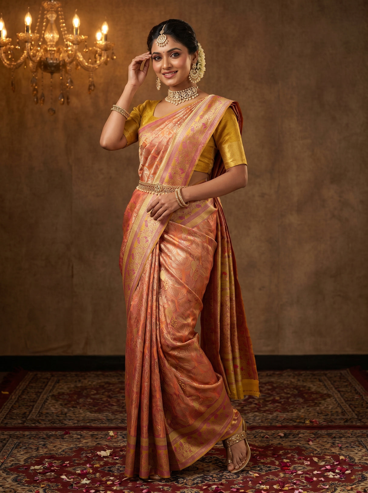 MIMOSA Saree Saree — pose 4 styling detail
