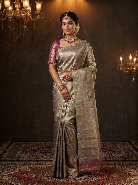MIMOSA Saree Saree — front view on mannequin