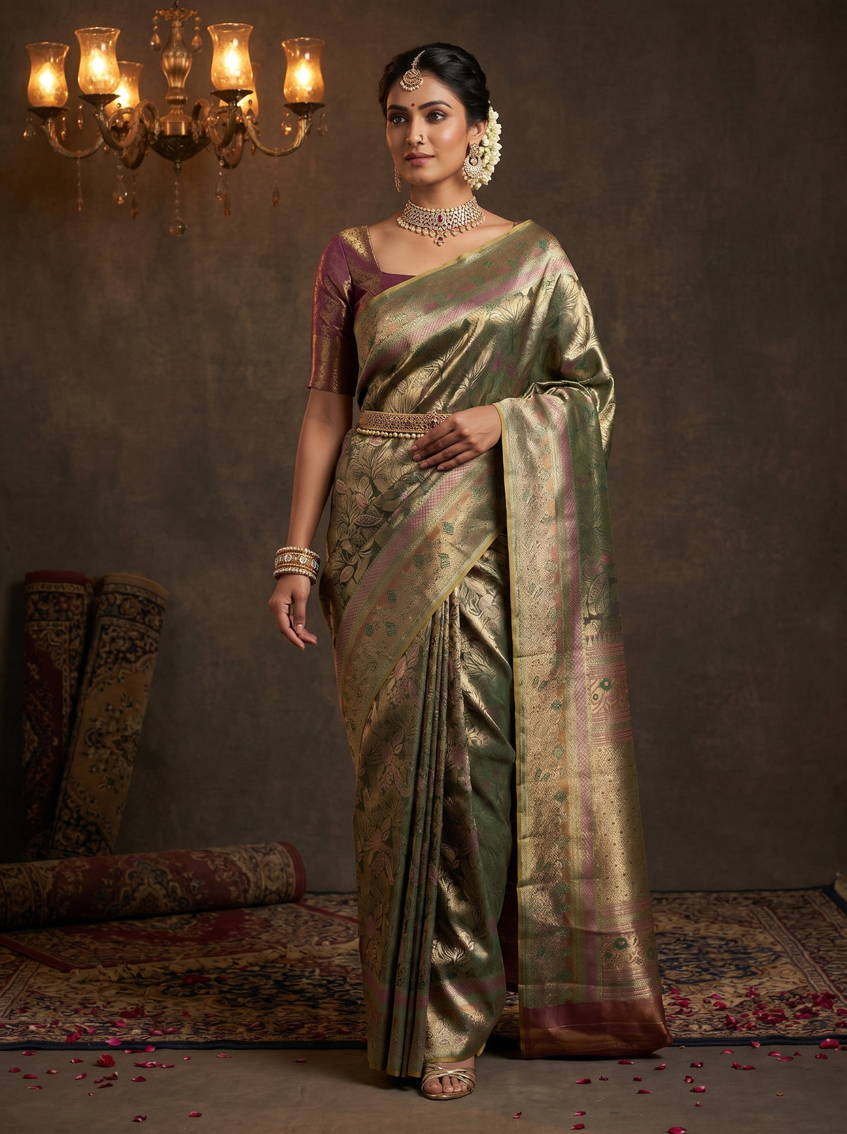 MIMOSA Saree Saree — pose 6 styling detail