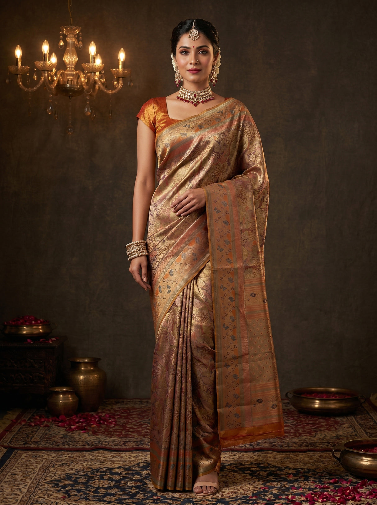 MIMOSA Saree Saree — front view on mannequin