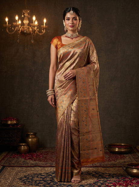 MIMOSA Saree Saree — front view on mannequin