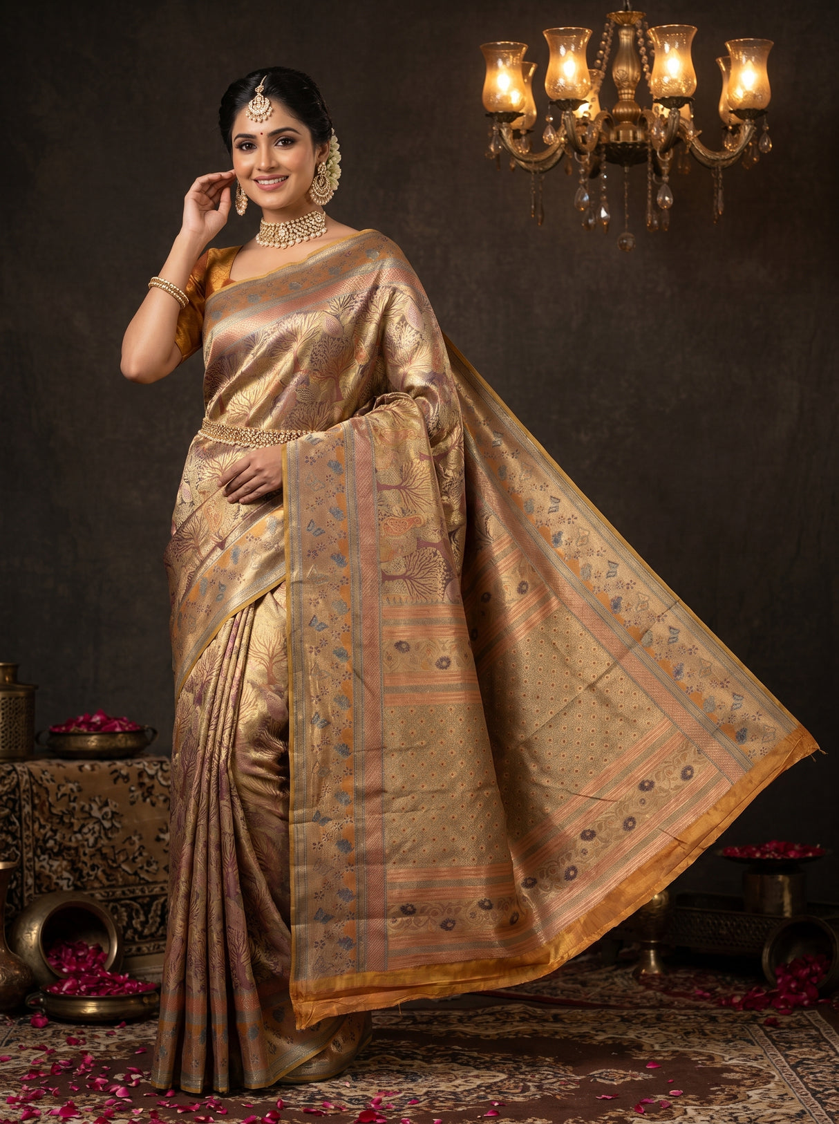 MIMOSA Saree Saree — pose 4 styling detail