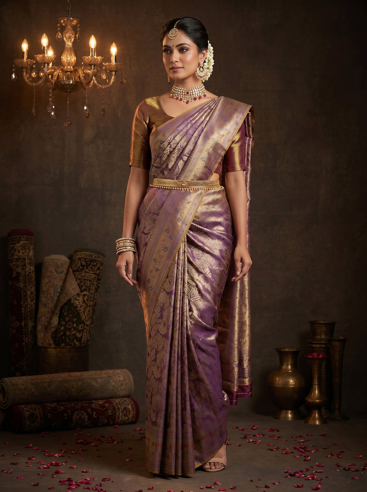 MIMOSA Saree Saree — front view on mannequin