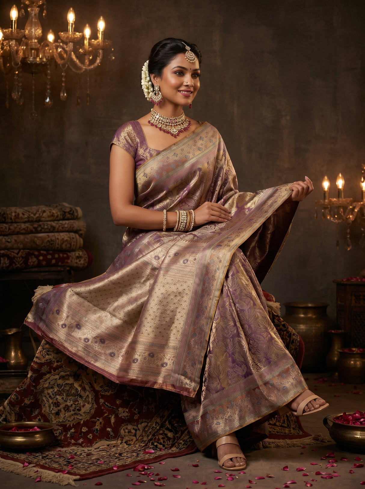 MIMOSA Saree Saree — pose 6 styling detail
