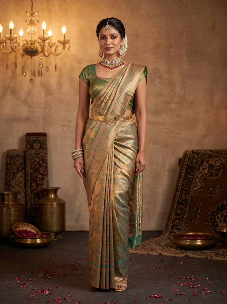 MIMOSA Saree Saree — front view on mannequin