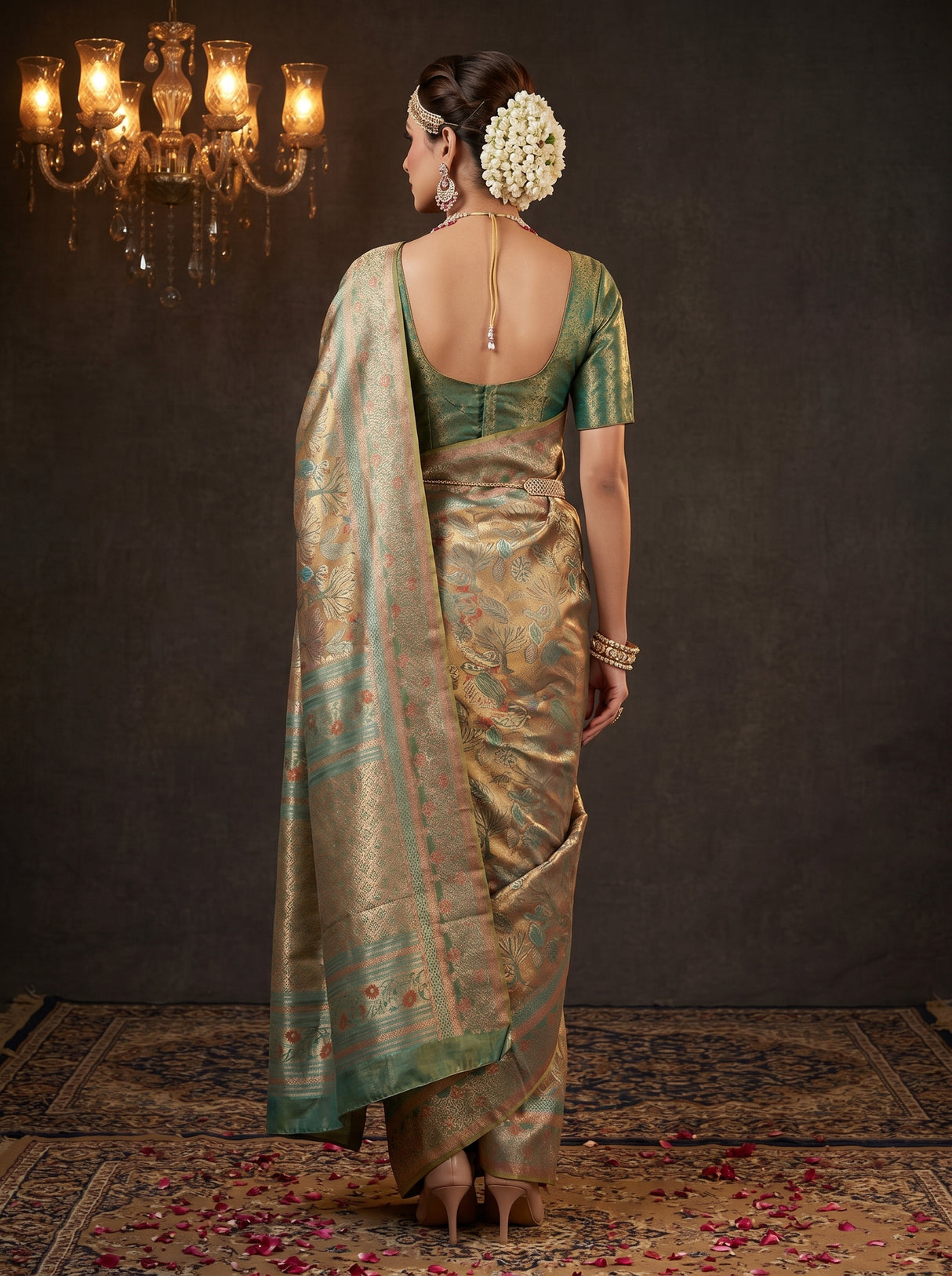 MIMOSA Saree Saree — pose 2 styling detail