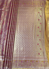 MIMOSA Saree Saree — pallu and zari work detail