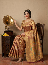 MIMOSA Magenta Kanjivaram Art Silk Saree — pose 4 styling detail