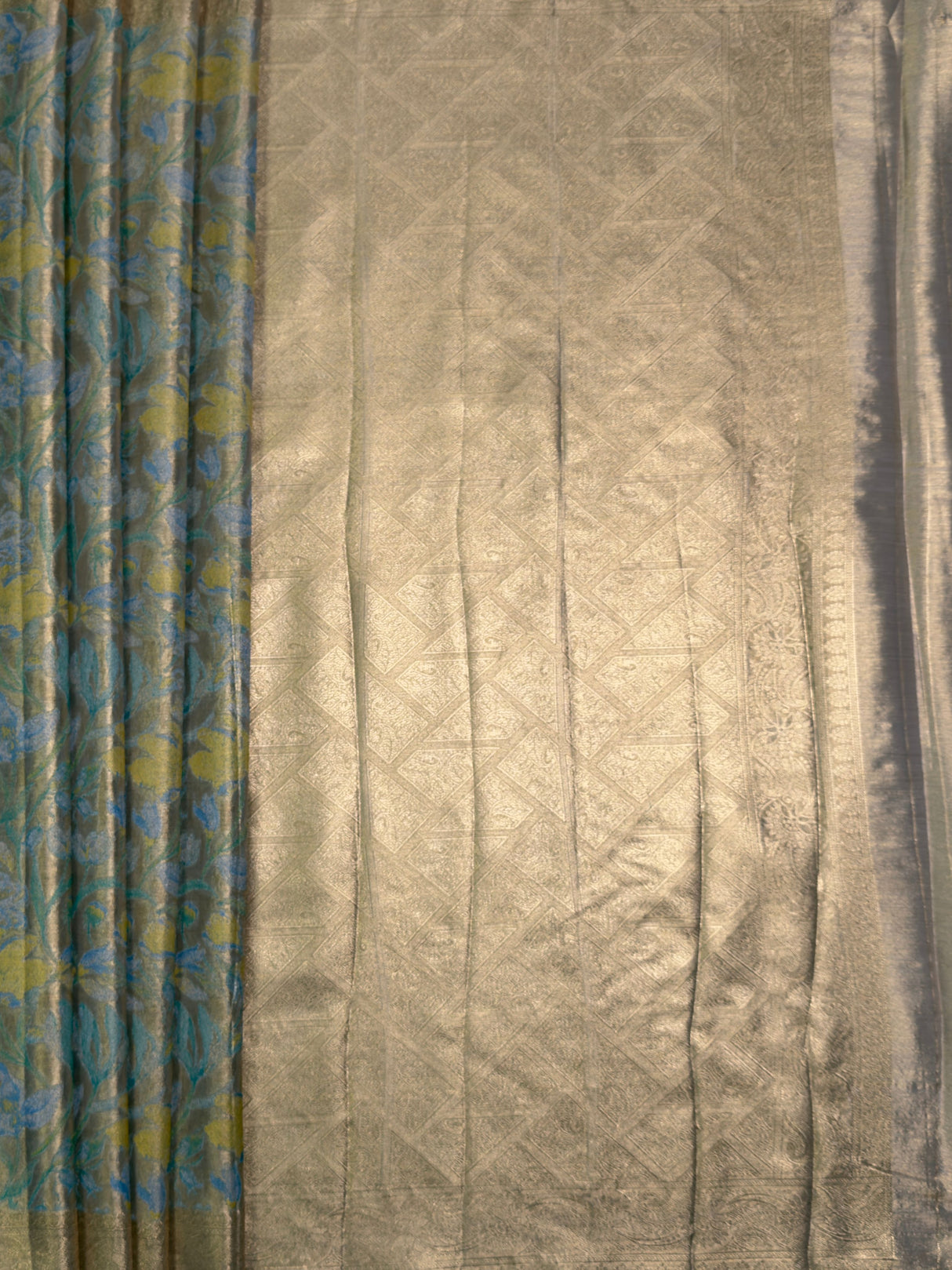 MIMOSA Saree Saree — pallu and zari work detail