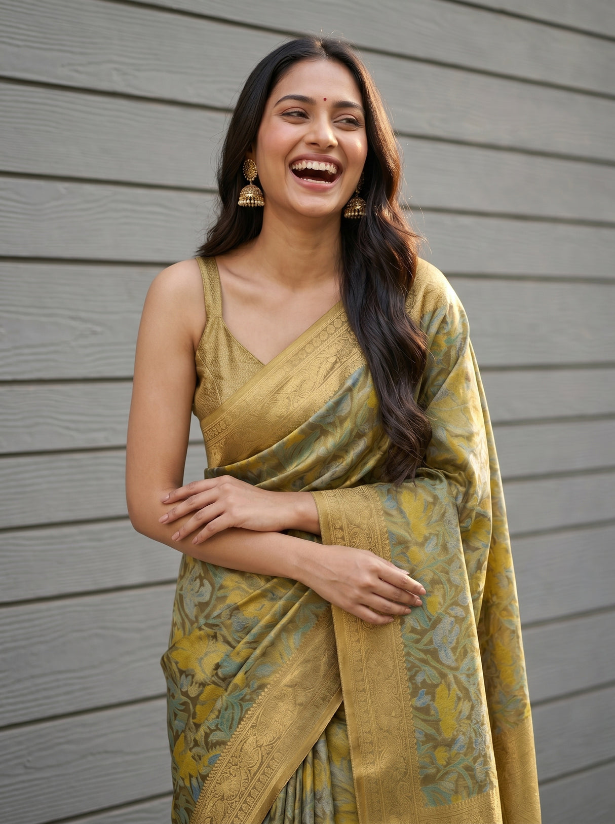 MIMOSA Saree Saree — pose 10 styling detail