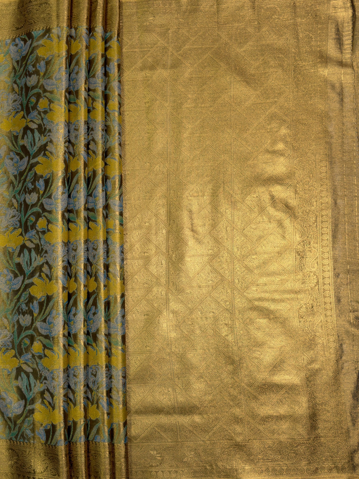 MIMOSA Saree Saree — pallu and zari work detail