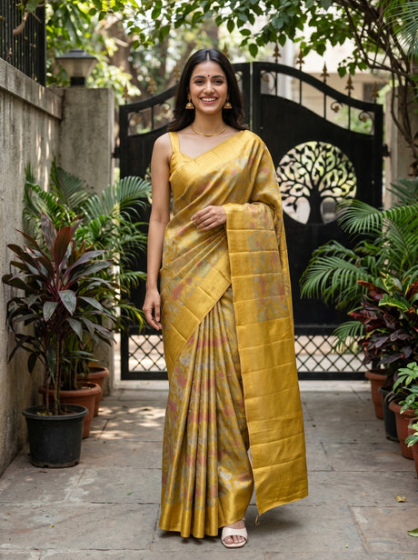 MIMOSA Saree Saree — front view on mannequin