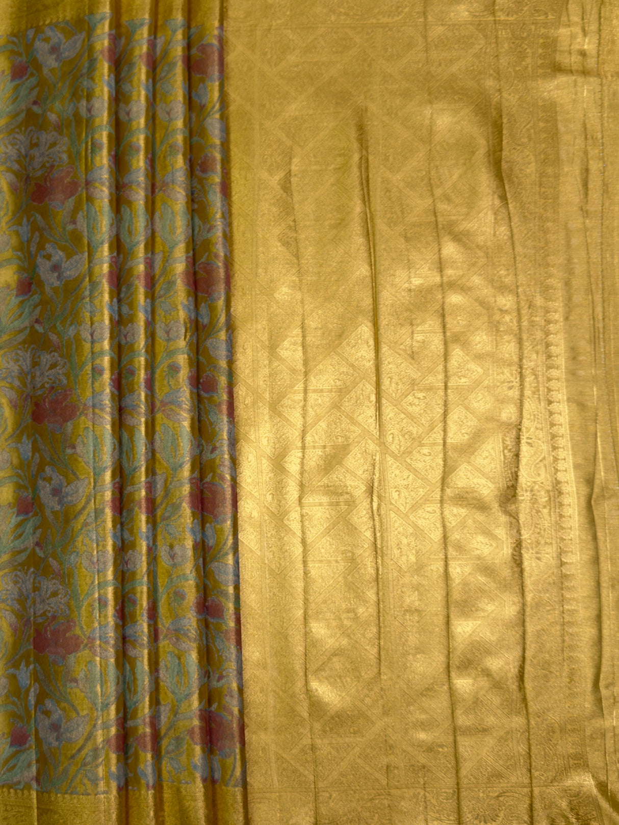MIMOSA Saree Saree — pallu and zari work detail