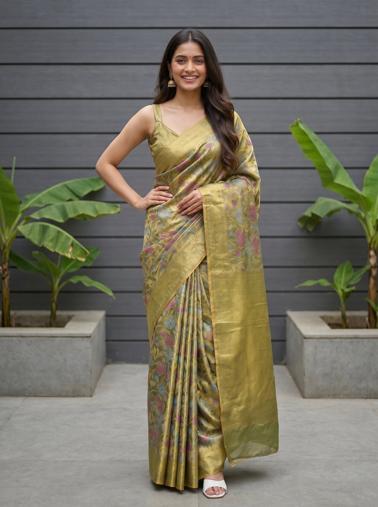 MIMOSA Saree Saree — pose 4 styling detail