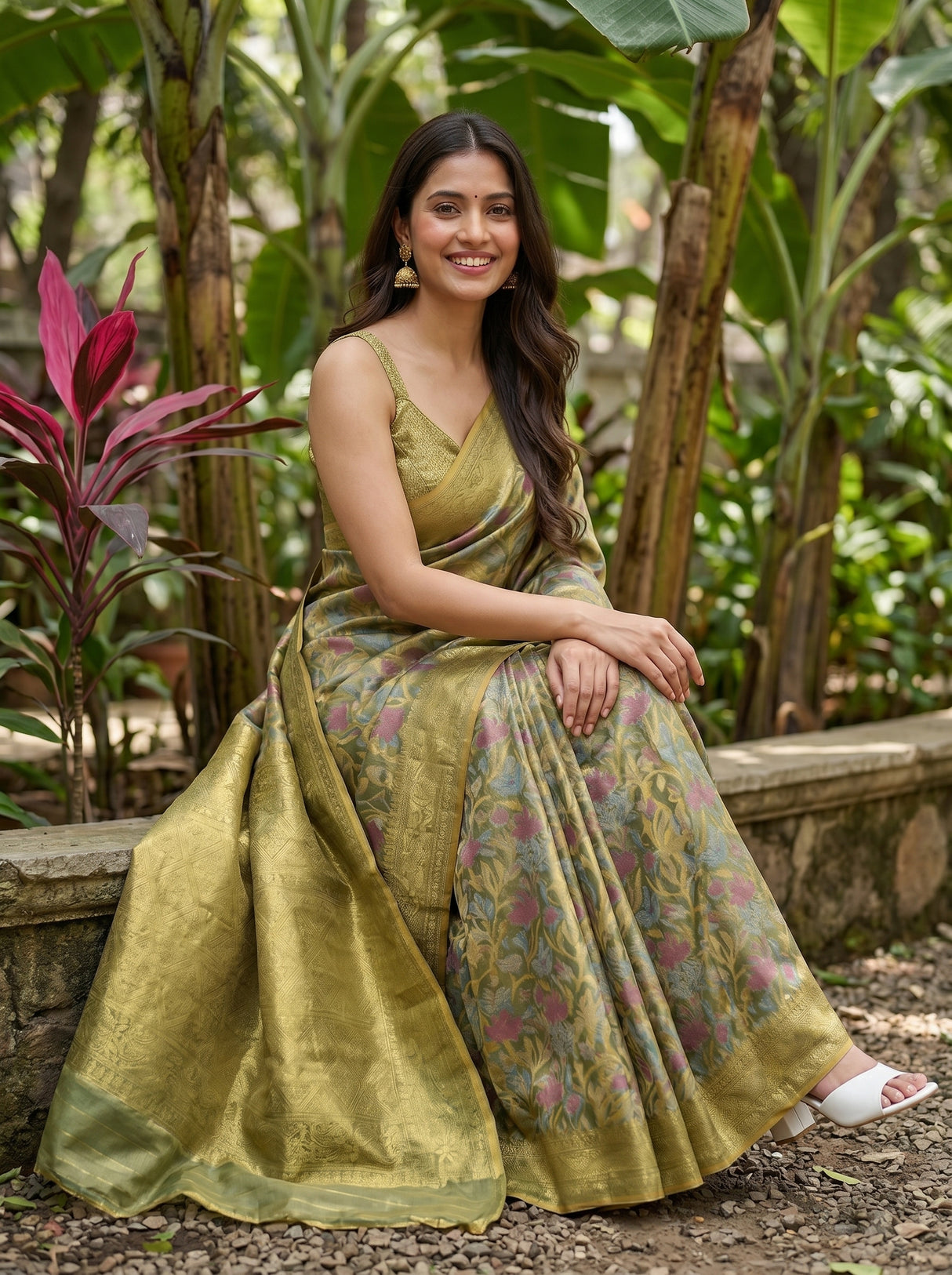 MIMOSA Saree Saree — pose 8 styling detail