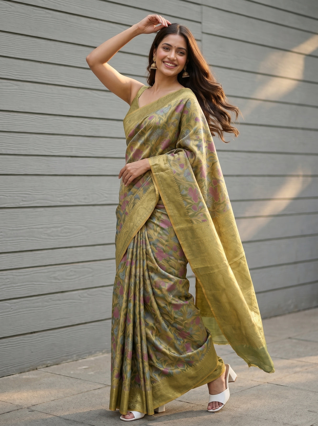 MIMOSA Saree Saree — pose 9 styling detail