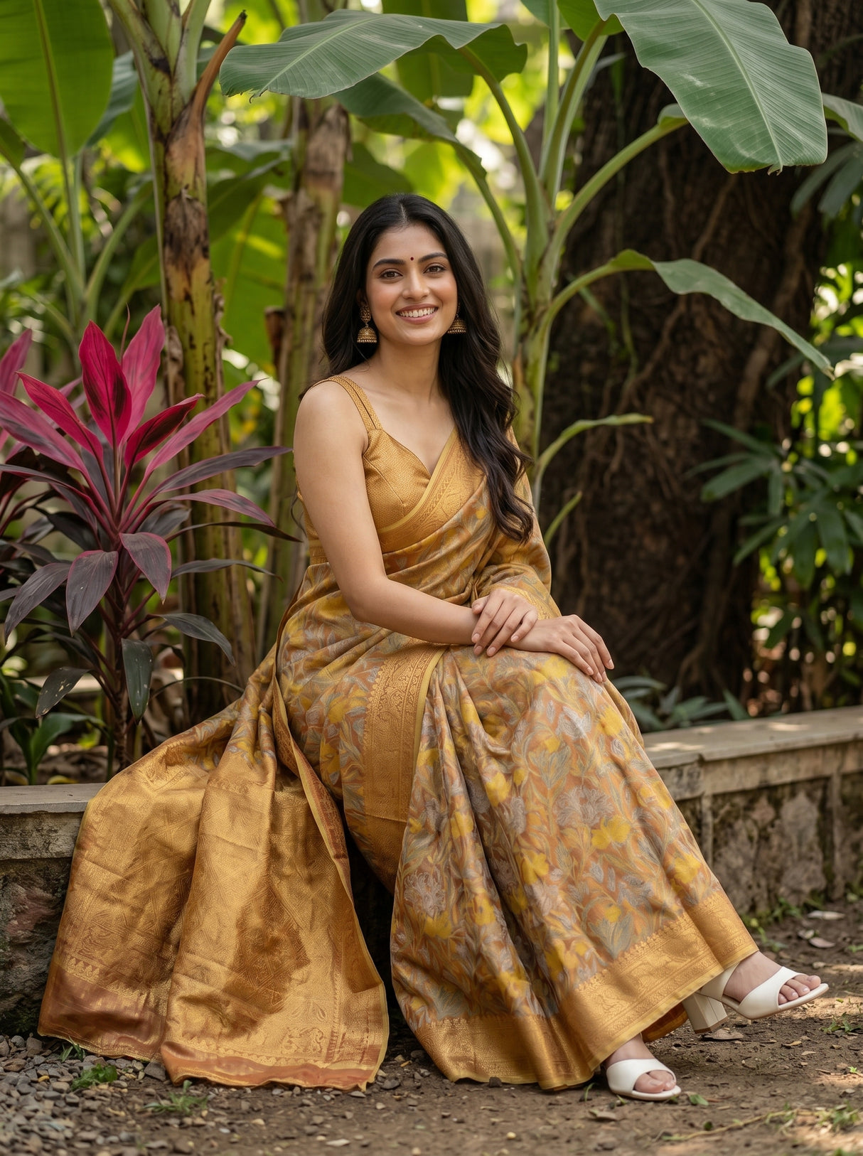 MIMOSA Saree Saree — pose 8 styling detail