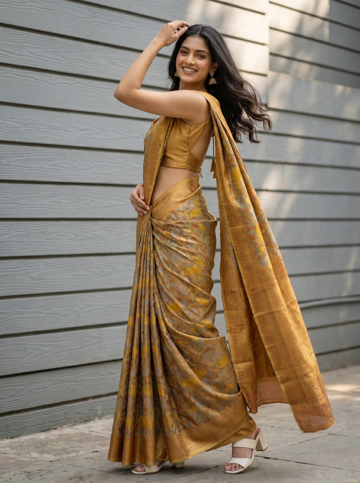 MIMOSA Saree Saree — pose 9 styling detail