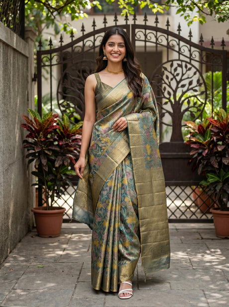 MIMOSA Saree Saree — front view on mannequin