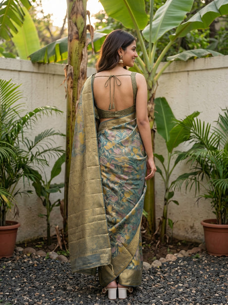 MIMOSA Saree Saree — pose 2 styling detail