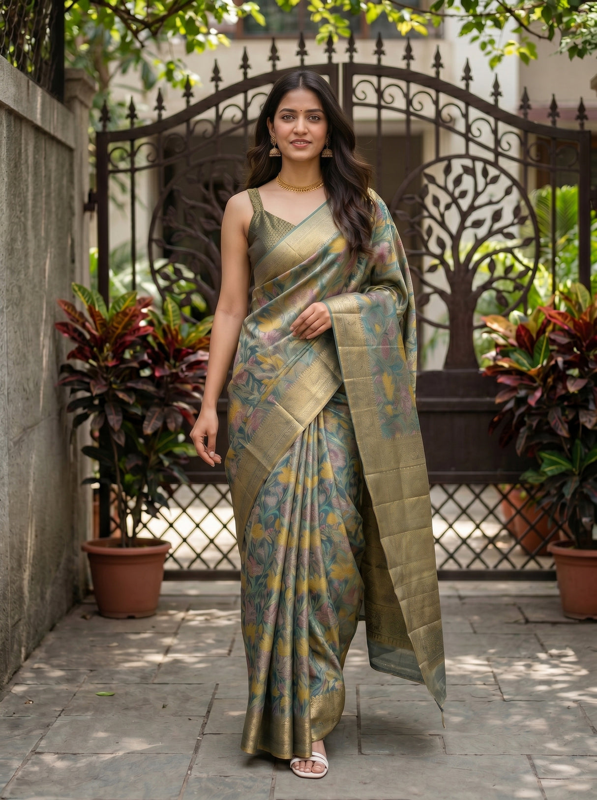MIMOSA Saree Saree — pose 6 styling detail