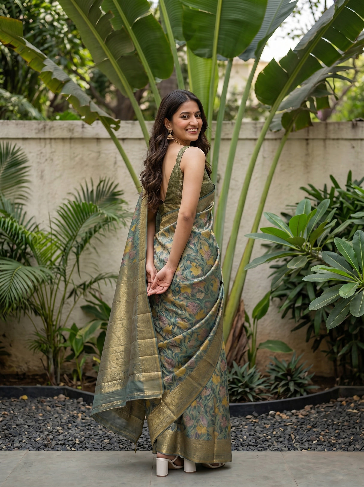 MIMOSA Saree Saree — pose 7 styling detail