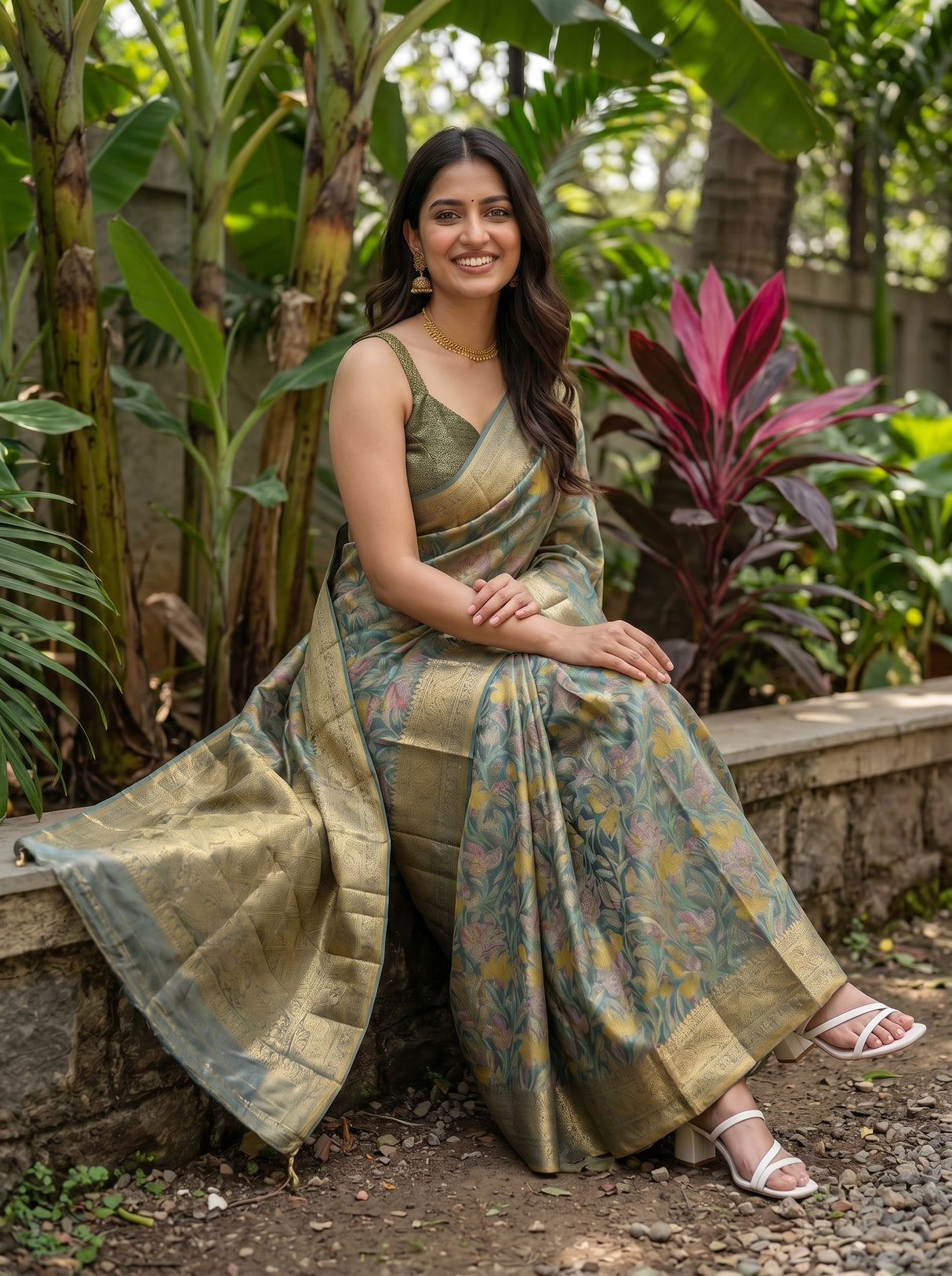 MIMOSA Saree Saree — pose 8 styling detail