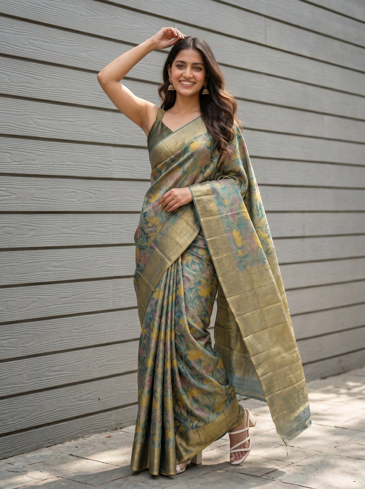 MIMOSA Saree Saree — pose 9 styling detail
