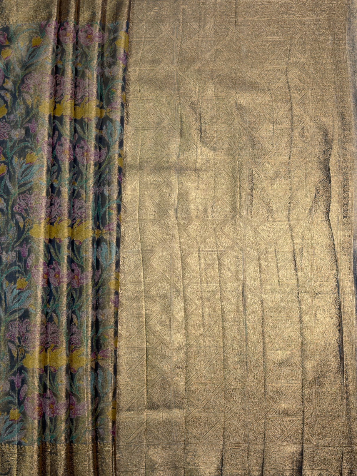 MIMOSA Saree Saree — pallu and zari work detail