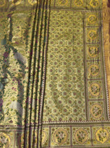 MIMOSA Magenta Kanjivaram Art Silk Saree — pallu and zari work detail