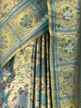 MIMOSA Rama Kanjivaram Art Silk Saree — fleets shot full lifestyle