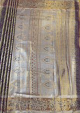 MIMOSA Magenta Kanjivaram Art Silk Saree — pallu and zari work detail