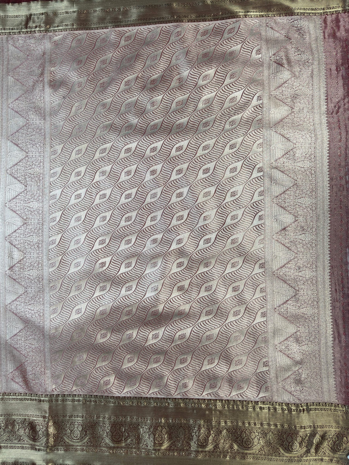 MIMOSA Ananda Saree Saree — pallu and zari work detail