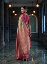 MIMOSA Pista Saree Saree — pose 7 styling detail