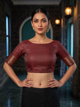 MIMOSA Rama Saree Saree — blouse close-up