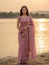 MIMOSA Saree Saree — front view on mannequin