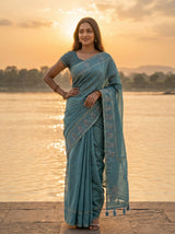 MIMOSA Saree Saree — pose 4 styling detail