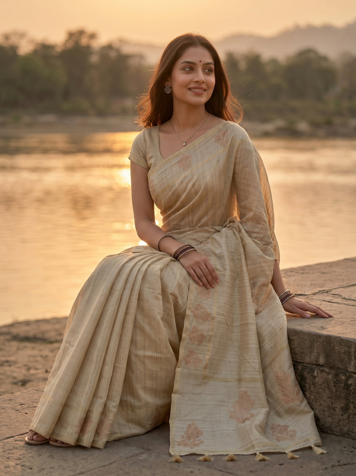 MIMOSA Saree Saree — pose 8 styling detail
