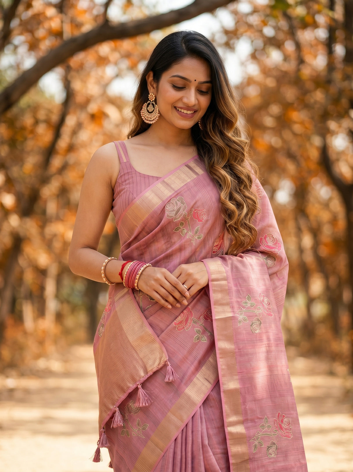 MIMOSA Saree Saree — pose 10 styling detail