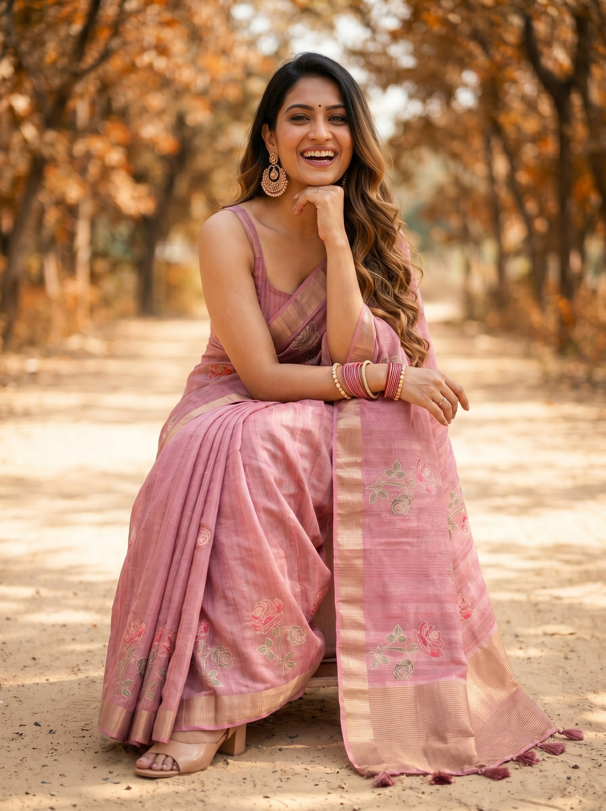 MIMOSA Saree Saree — pose 8 styling detail