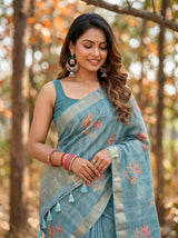MIMOSA Saree Saree — pose 10 styling detail