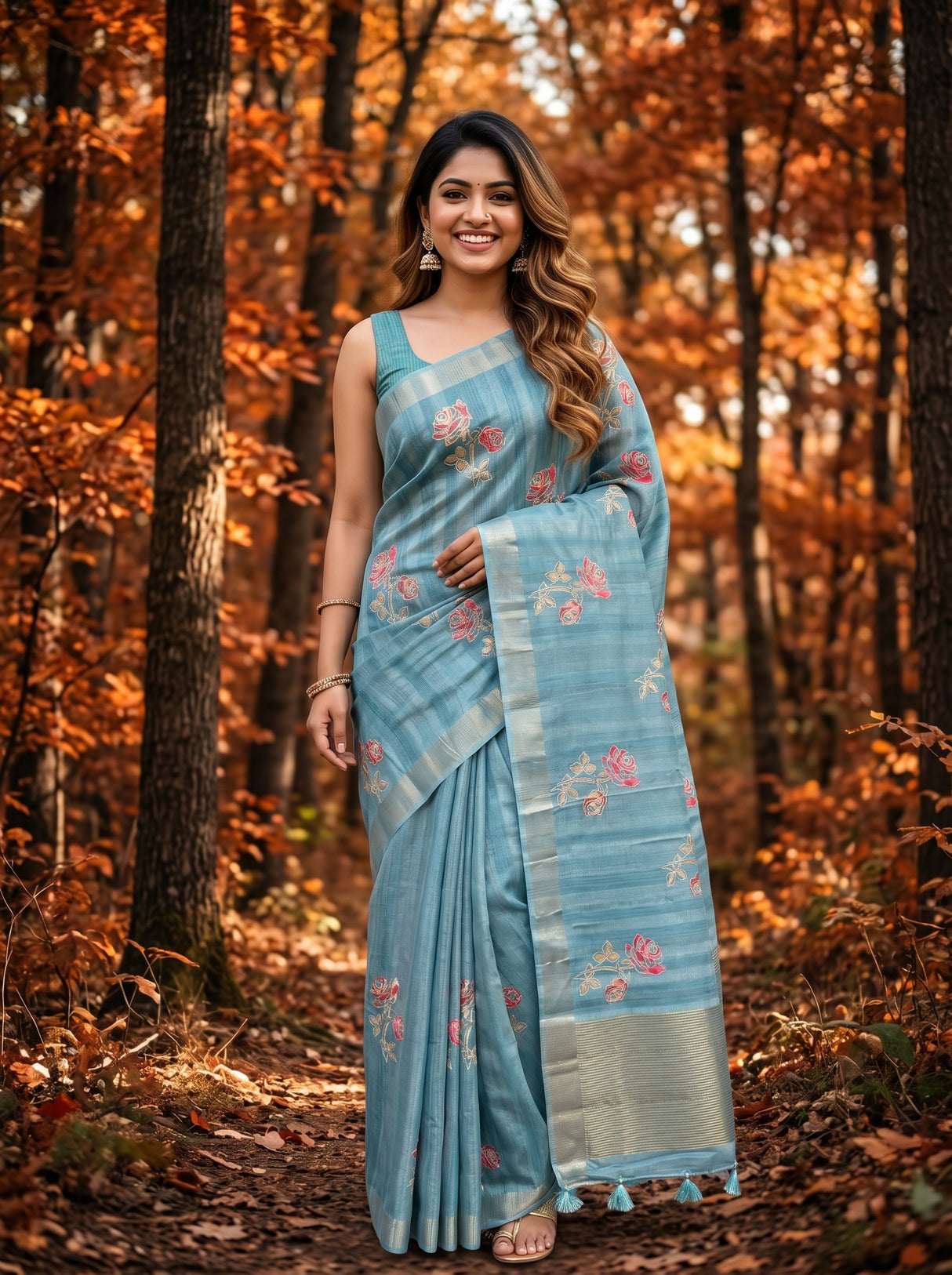 MIMOSA Saree Saree — pose 9 styling detail