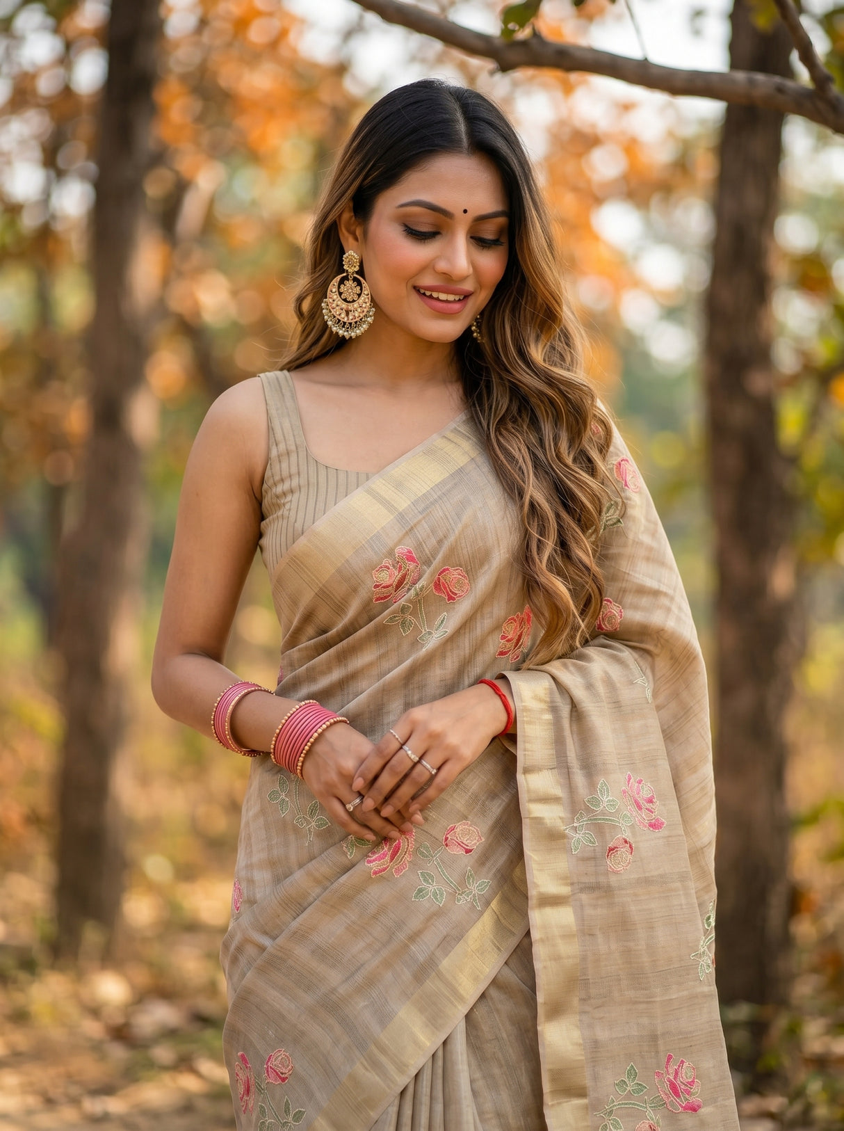 MIMOSA Saree Saree — pose 10 styling detail
