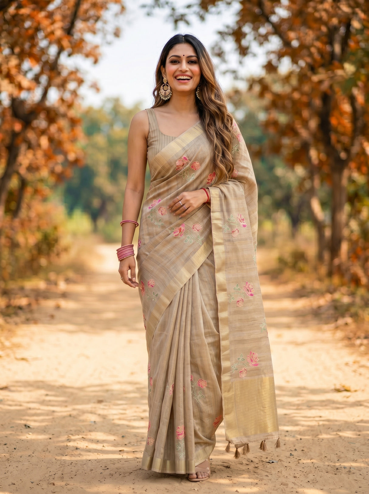 MIMOSA Saree Saree — pose 6 styling detail