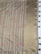 MIMOSA Saree Saree — pallu and zari work detail