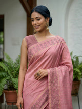 MIMOSA Gajari Saree Saree — pose 10 styling detail