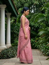 MIMOSA Gajari Saree Saree — pose 3 styling detail